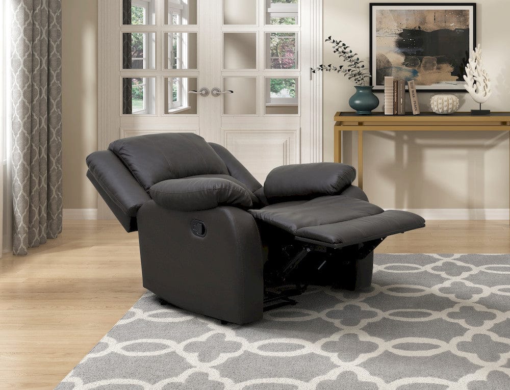 Homelegance  - Fairview Reclining Chair in Dark brown - 8526DBPU-1  view 7