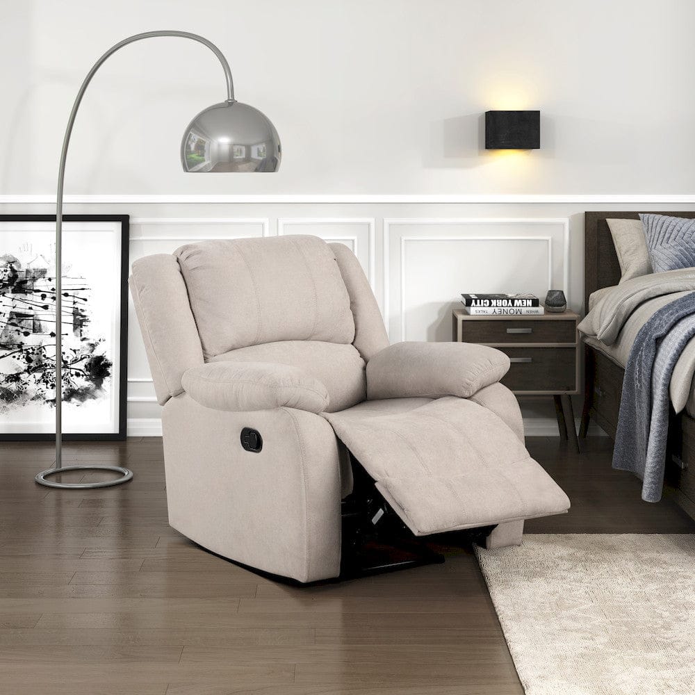 Homelegance  - Fairview Reclining Chair in Oatmeal - 8526FTM-1  view 4