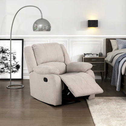 Homelegance  - Fairview Reclining Chair in Oatmeal - 8526FTM-1  view 4