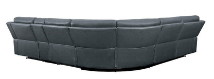 Homelegance  - Falun 6-Piece Modular Power Reclining Sectional in Gray - 8260GYx6PW  view 5