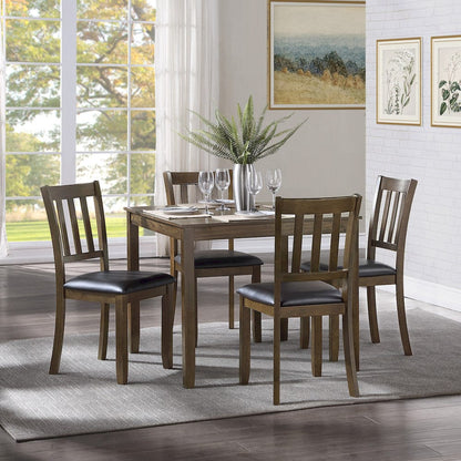Homelegance  - Faust 5-Piece Pack Dinette Set in Dark brown - 5839CH-5P  view 5