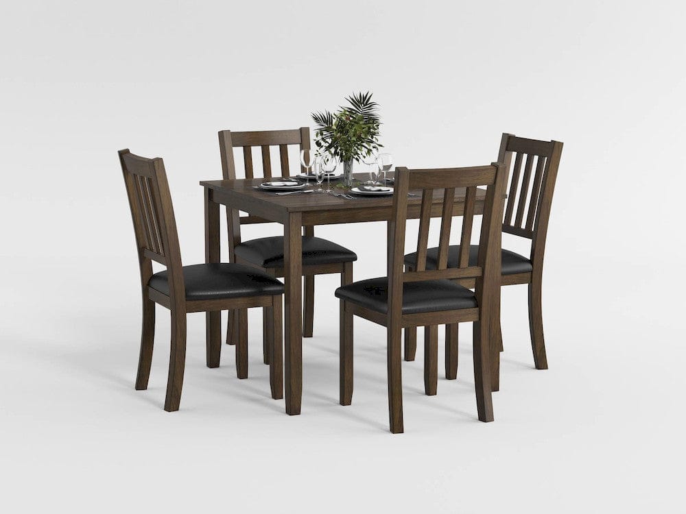 Homelegance  - Faust 5-Piece Pack Dinette Set in Dark brown - 5839CH-5P  view 10