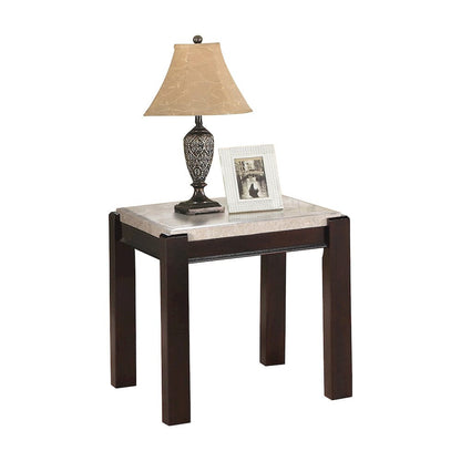 Homelegance  - Festus End Table, Marble Top - 5466-04  view 1