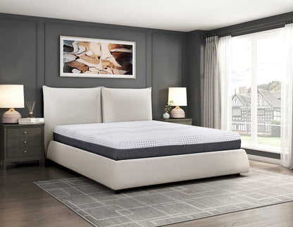 Homelegance  - Findlay 12" California King Green Tea Gel-Infused Memory Foam Hybrid Mattress in White - MT-UNH12CK  view 8