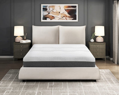 Homelegance  - Findlay 12" California King Green Tea Gel-Infused Memory Foam Hybrid Mattress in White - MT-UNH12CK  view 9