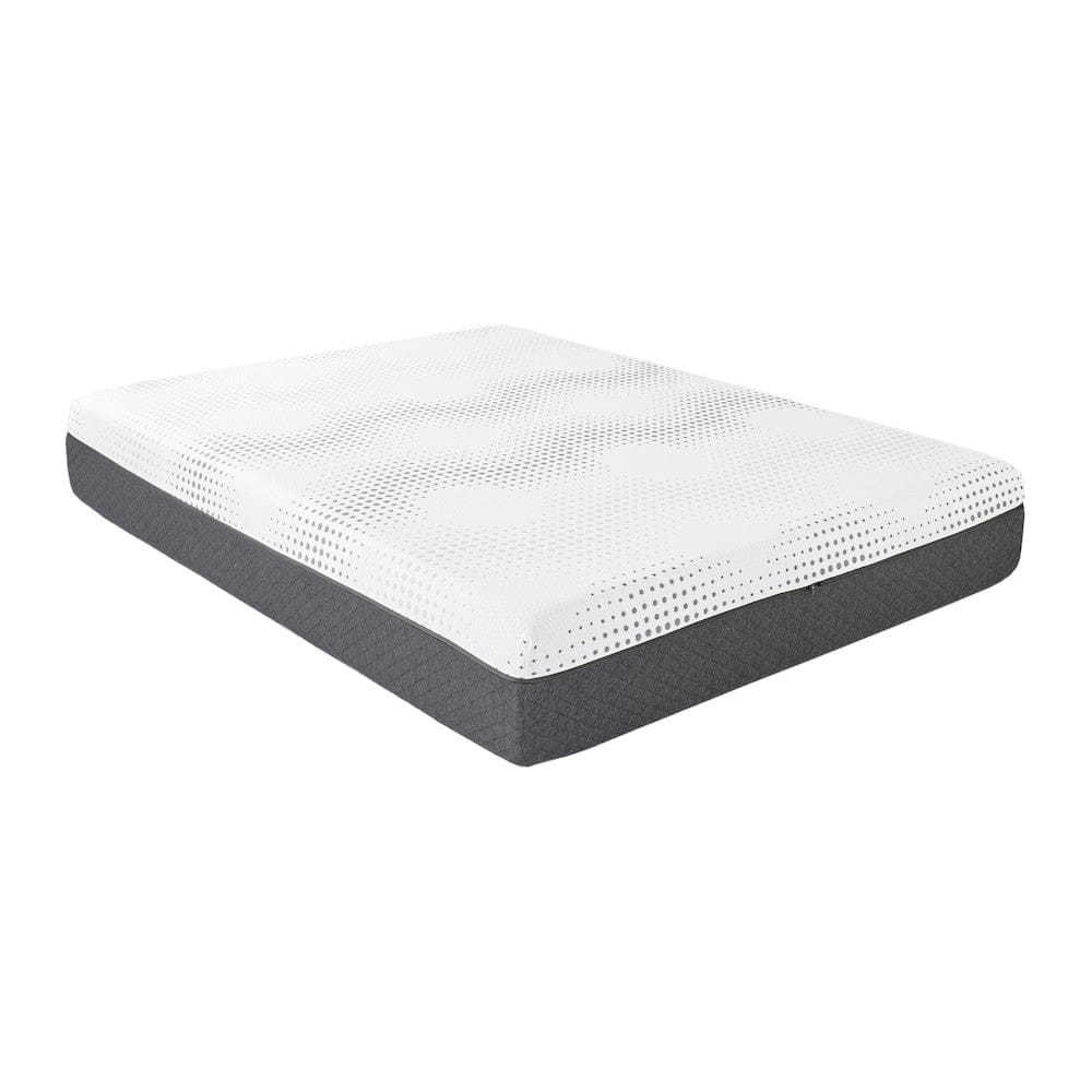 Homelegance  - Findlay 12" Eastern King Green Tea Gel-Infused Memory Foam Hybrid Mattress in White - MT-UNH12EK  view 1