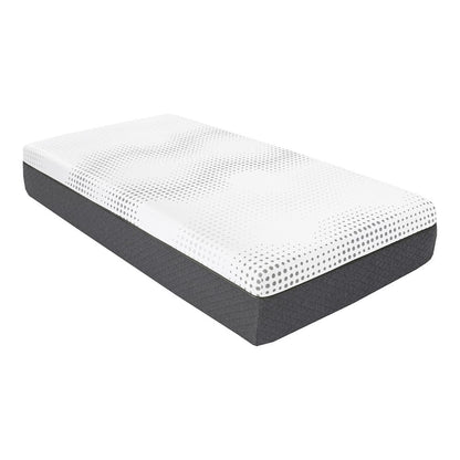Homelegance  - Findlay 12" Twin Green Tea Gel-Infused Memory Foam Hybrid Mattress in White - MT-UNH12T  view 1