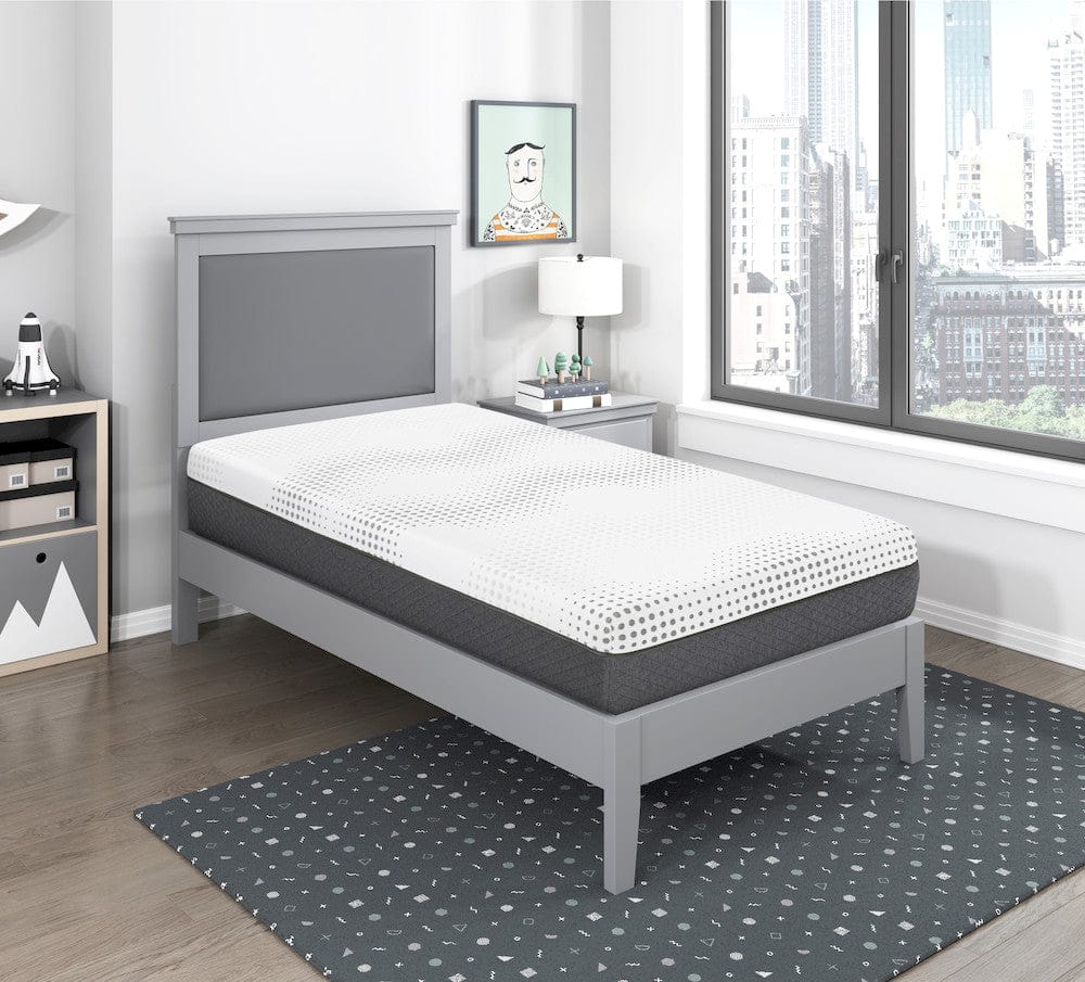 Homelegance  - Findlay 12" Twin Green Tea Gel-Infused Memory Foam Hybrid Mattress in White - MT-UNH12T  view 5