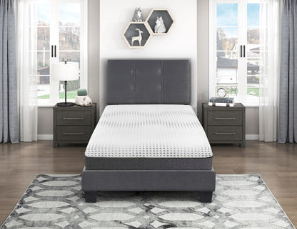 Homelegance  - Findlay 12" Twin Green Tea Gel-Infused Memory Foam Hybrid Mattress in White - MT-UNH12T  view 8