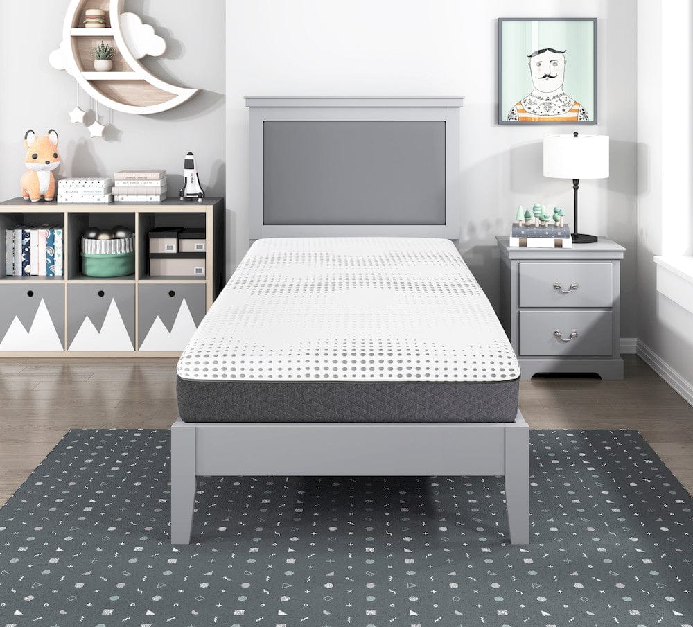 Homelegance  - Findlay 12" Twin Green Tea Gel-Infused Memory Foam Hybrid Mattress in White - MT-UNH12T  view 9