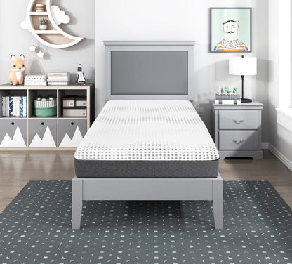 Homelegance  - Findlay 12" Twin Green Tea Gel-Infused Memory Foam Hybrid Mattress in White - MT-UNH12T  view 9