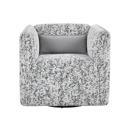 Homelegance  - Finnegan Swivel Chair in Gray - 1235GY-1  view 1