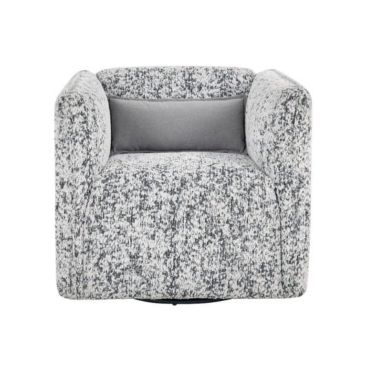 Homelegance  - Finnegan Swivel Chair in Gray - 1235GY-1  view 1