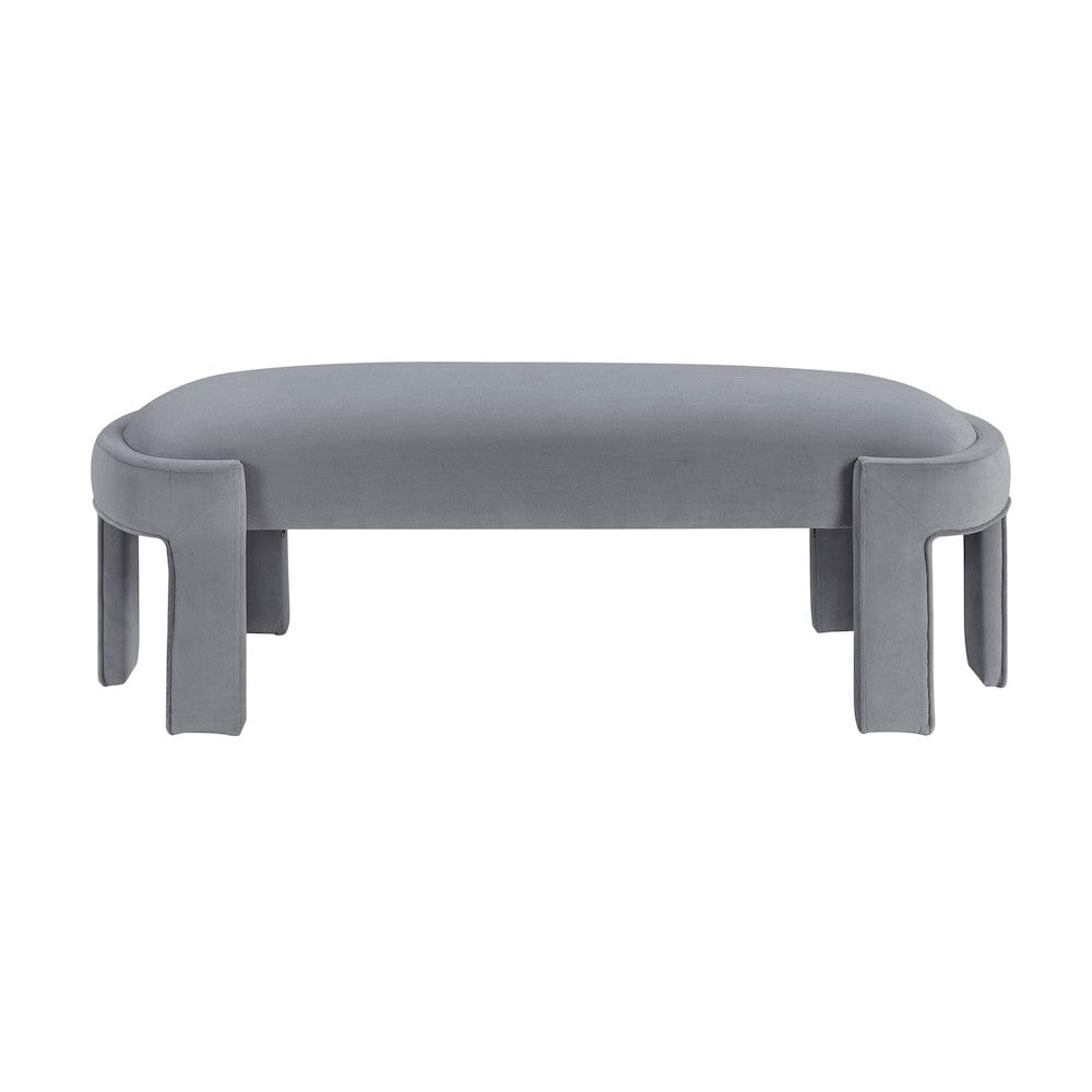 Homelegance  - Flux Bench in Gray - 4659GY  view 4