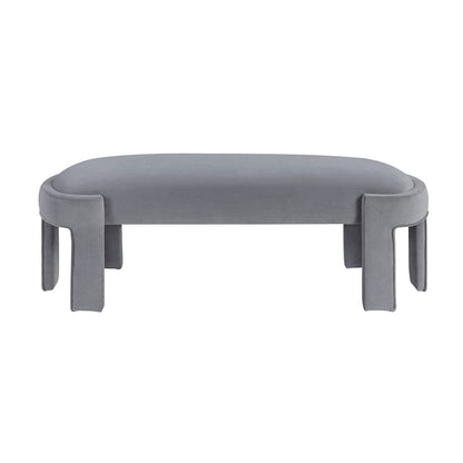 Homelegance  - Flux Bench in Gray - 4659GY  view 4