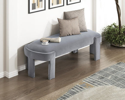 Homelegance  - Flux Bench in Gray - 4659GY  view 5