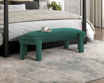 Homelegance  - Flux Bench in Green - 4659GN  view 5