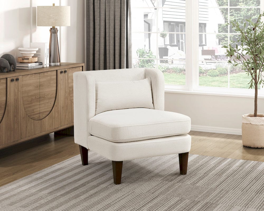 Homelegance  - Forrester Accent Chair in Beige - 1061BEG-1  view 3