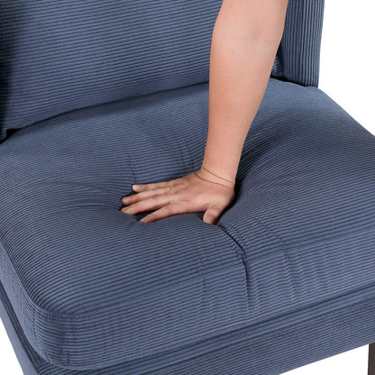 Homelegance  - Forrester Accent Chair in Blue - 1061BUE-1  view 2