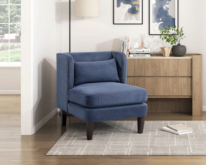 Homelegance  - Forrester Accent Chair in Blue - 1061BUE-1  view 3