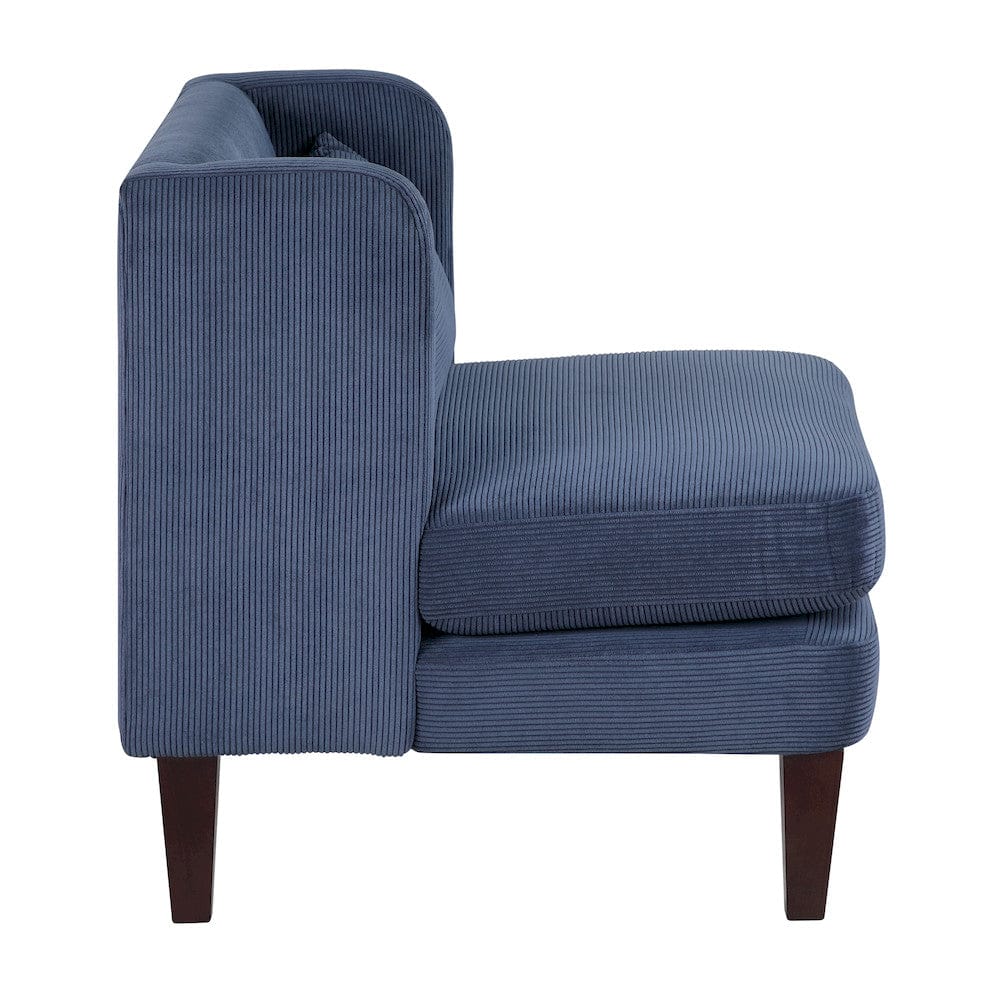 Homelegance  - Forrester Accent Chair in Blue - 1061BUE-1  view 5