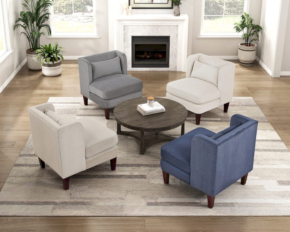 Homelegance  - Forrester Accent Chair in Blue - 1061BUE-1  view 10