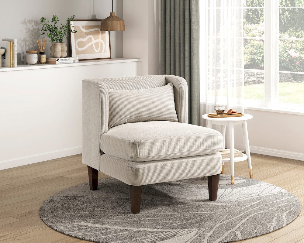 Homelegance  - Forrester Accent Chair in Taupe - 1061TPE-1  view 4