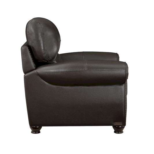 Homelegance  - Foxborough Chair in Dark brown - 9269DB-1  view 2