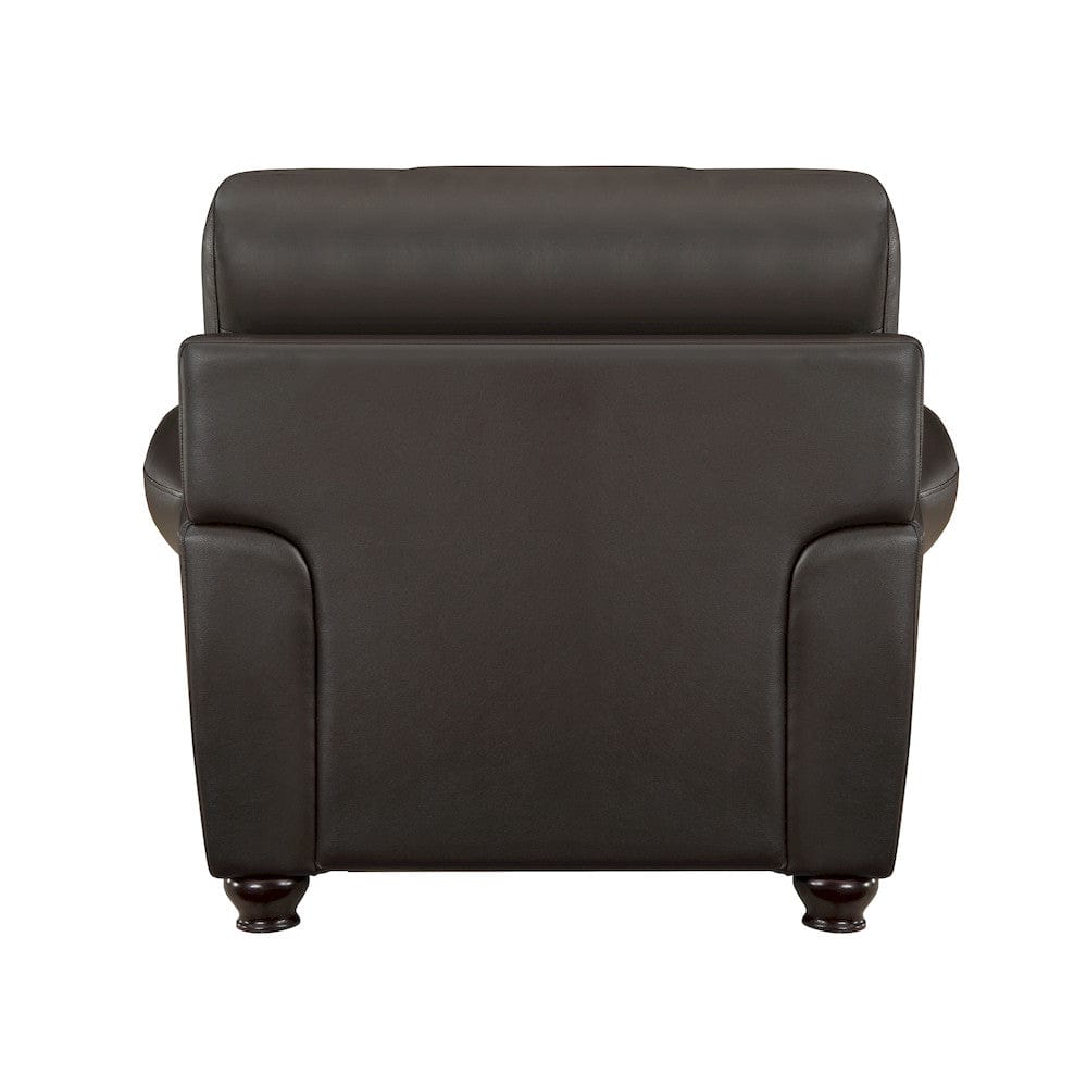 Homelegance  - Foxborough Chair in Dark brown - 9269DB-1  view 3