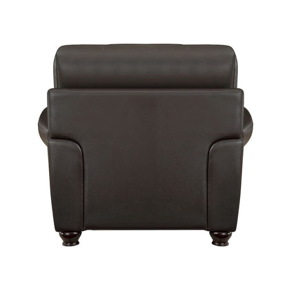 Homelegance  - Foxborough Chair in Dark brown - 9269DB-1  view 3