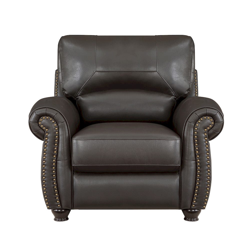 Homelegance  - Foxborough Chair in Dark brown - 9269DB-1  view 5