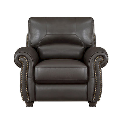 Homelegance  - Foxborough Chair in Dark brown - 9269DB-1  view 5