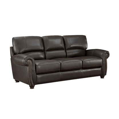 Homelegance  - Foxborough Sofa in Dark brown - 9269DB-3  view 2