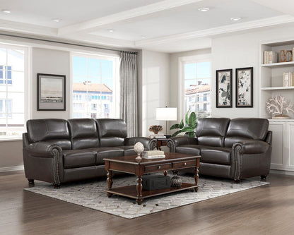 Homelegance  - Foxborough Sofa in Dark brown - 9269DB-3  view 4