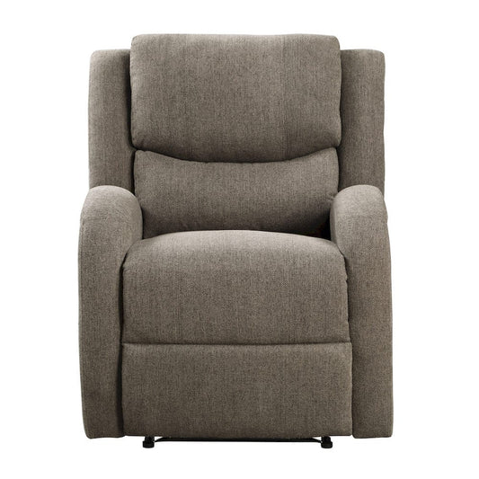 Homelegance  - Foxcroft Power Reclining Chair in Brown - 9316BR-1PW  view 1