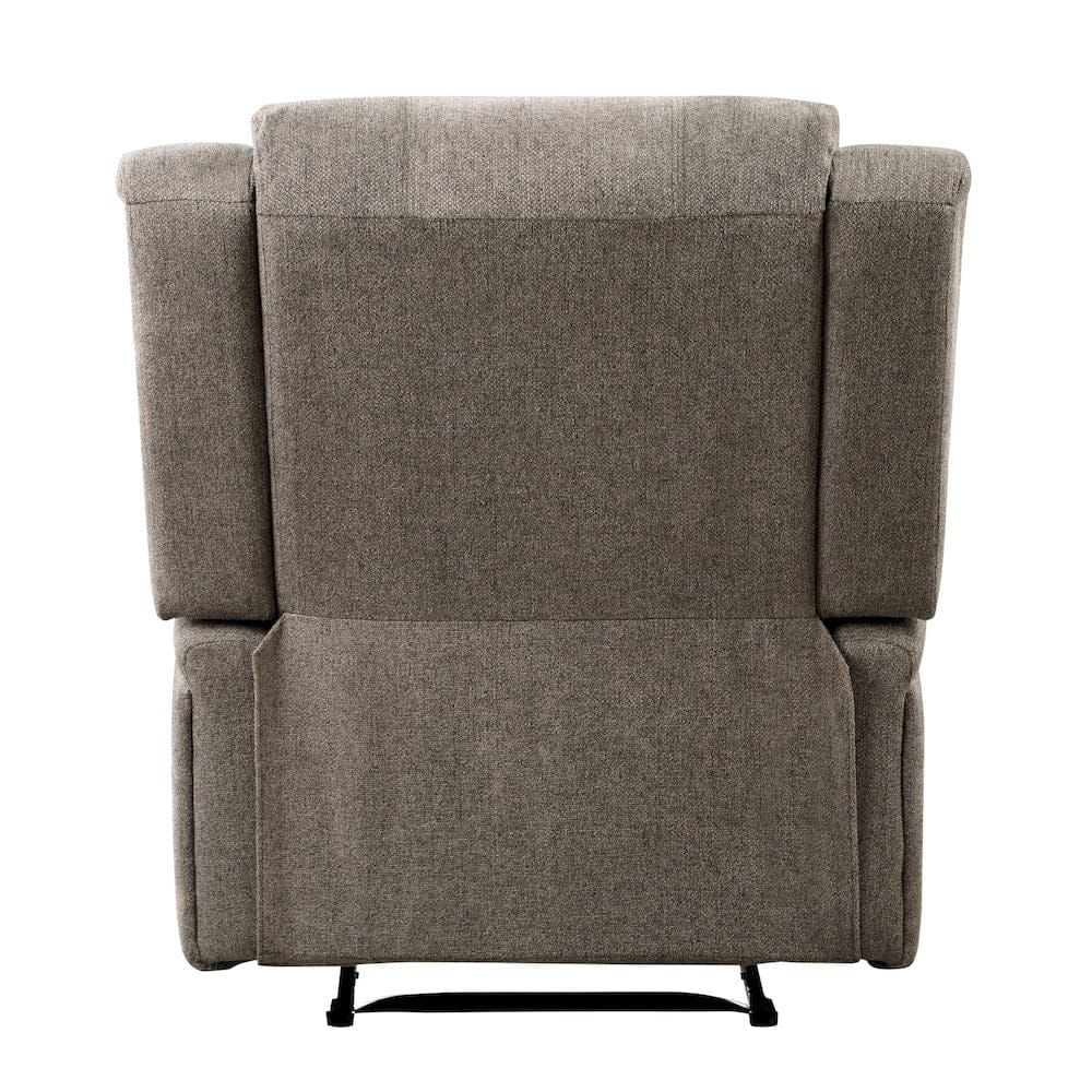 Homelegance  - Foxcroft Power Reclining Chair in Brown - 9316BR-1PW  view 5