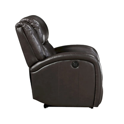 Homelegance  - Foxcroft Power Reclining Chair in Brown - 9316PUBR-1PW  view 2