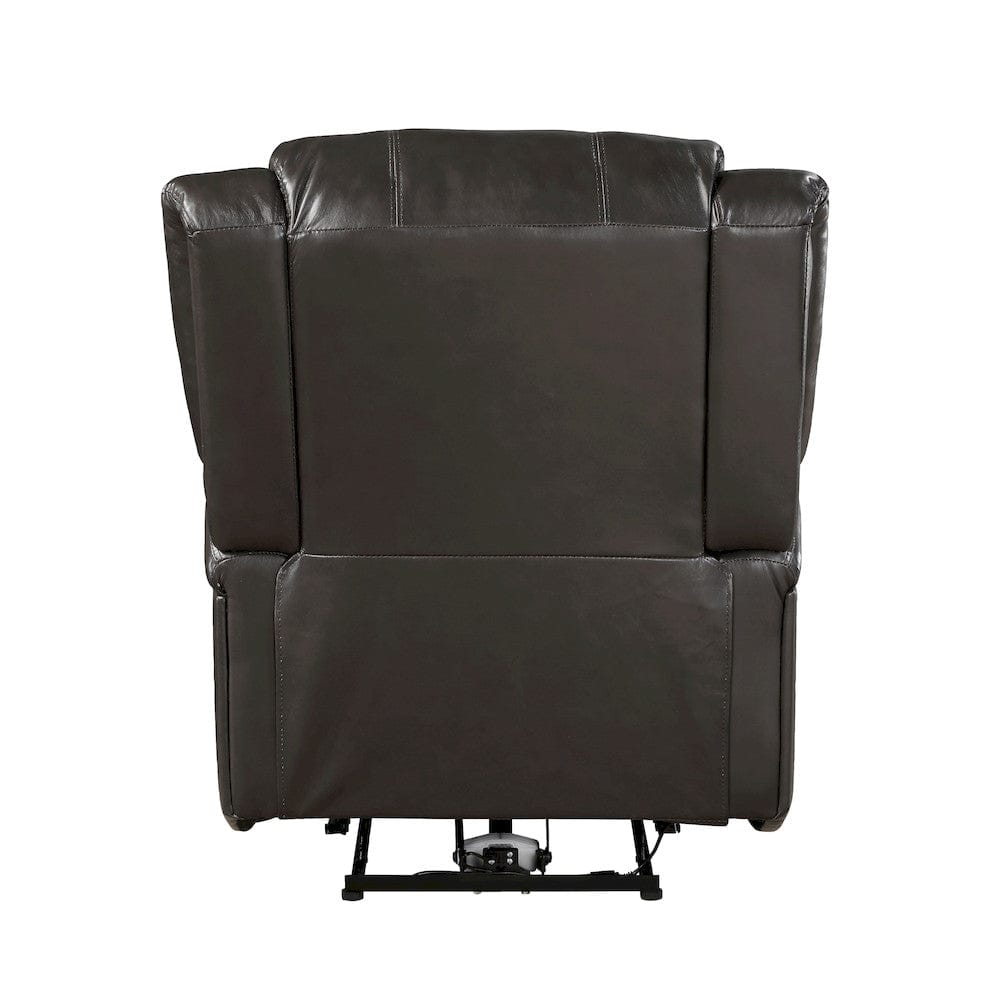 Homelegance  - Foxcroft Power Reclining Chair in Brown - 9316PUBR-1PW  view 3