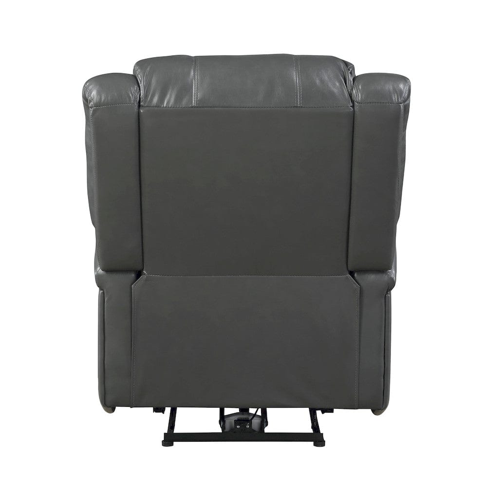 Homelegance  - Foxcroft Power Reclining Chair in Gray - 9316PUGY-1PW  view 3