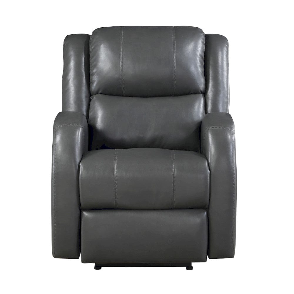 Homelegance  - Foxcroft Power Reclining Chair in Gray - 9316PUGY-1PW  view 8