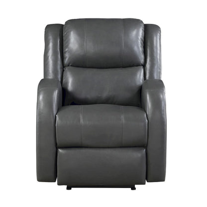 Homelegance  - Foxcroft Power Reclining Chair in Gray - 9316PUGY-1PW  view 8