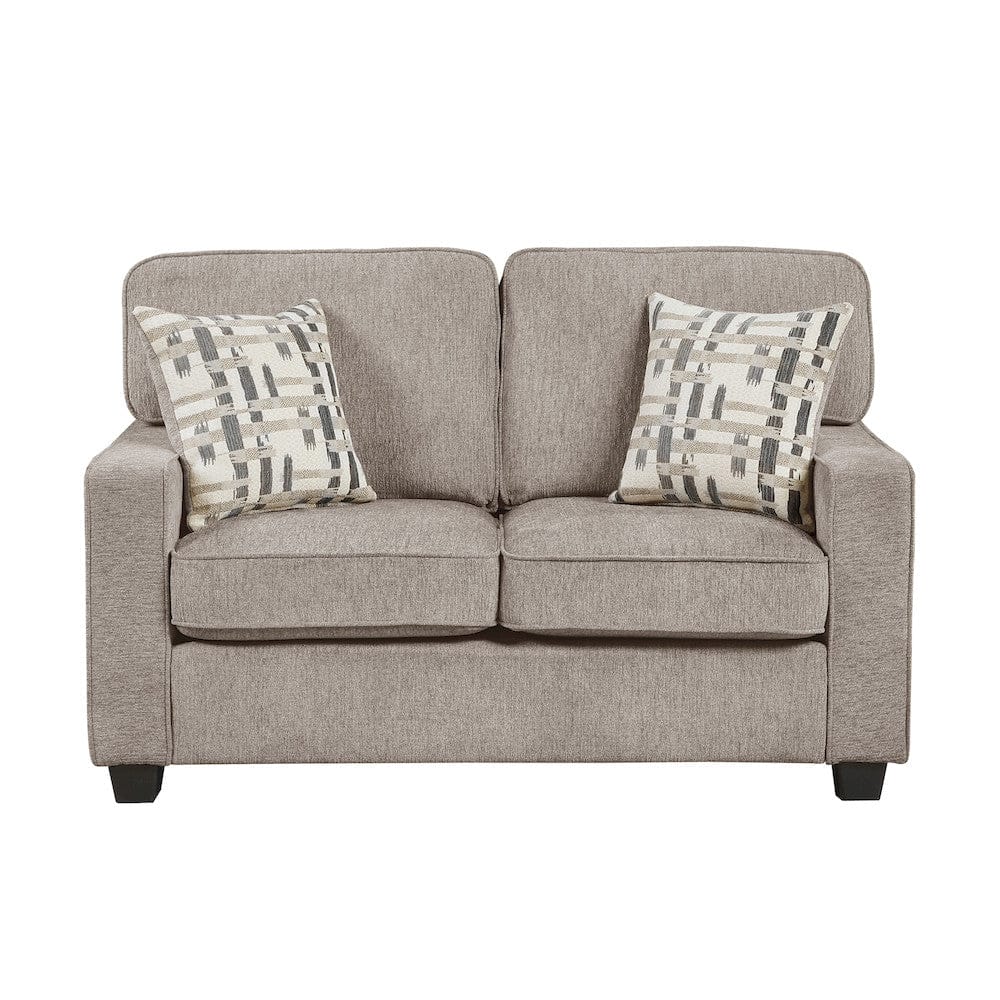 Homelegance  - Frances Love Seat in Taupe - 9748TPE-2  view 1