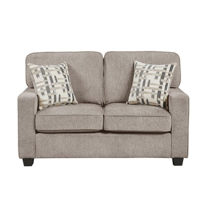 Homelegance  - Frances Love Seat in Taupe - 9748TPE-2  view 1
