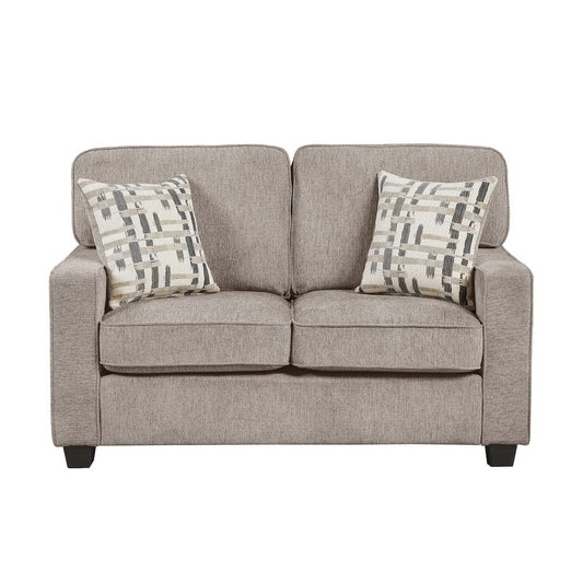 Homelegance  - Frances Love Seat in Taupe - 9748TPE-2  view 1