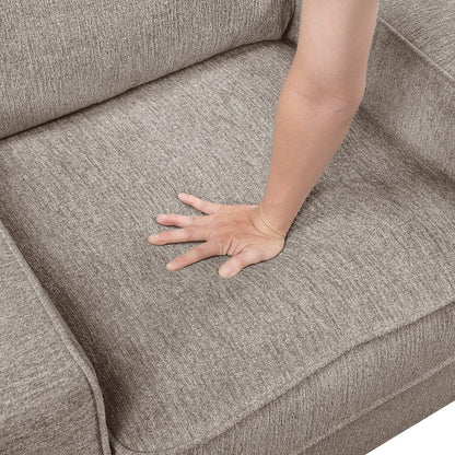 Homelegance  - Frances Love Seat in Taupe - 9748TPE-2  view 6