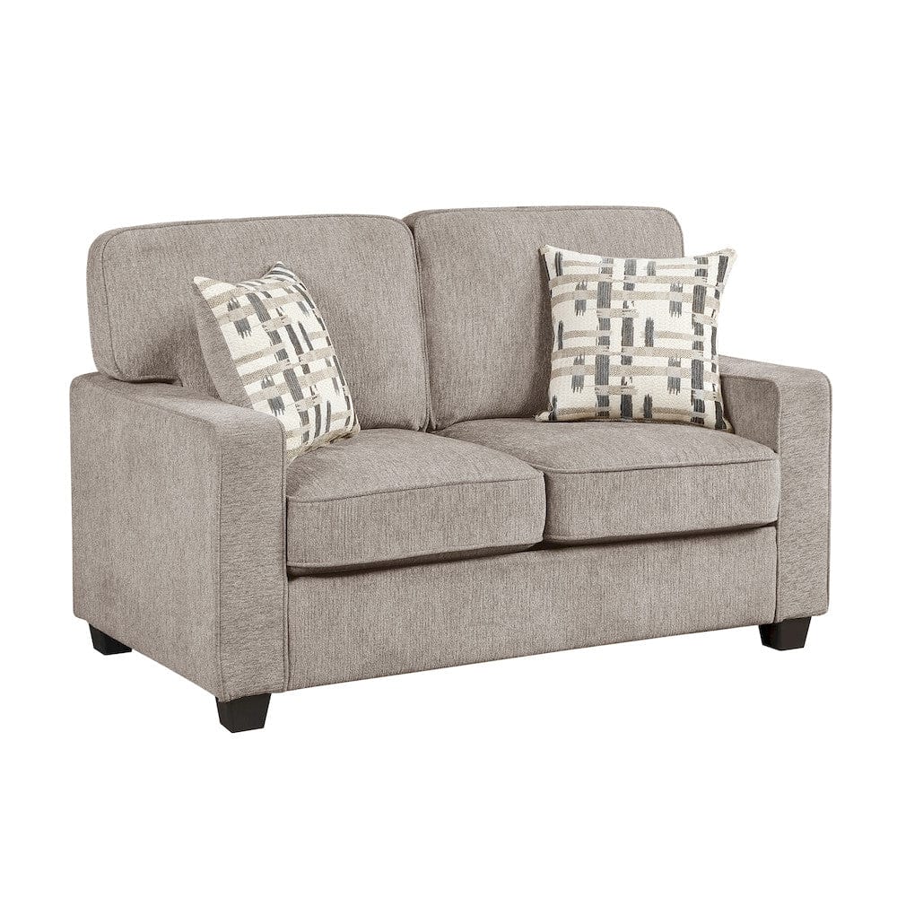 Homelegance  - Frances Love Seat in Taupe - 9748TPE-2  view 9