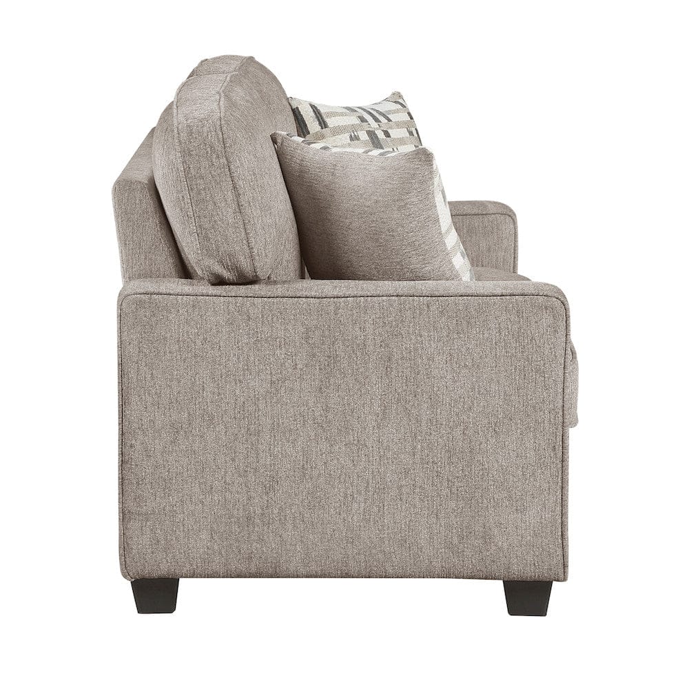 Homelegance  - Frances Love Seat in Taupe - 9748TPE-2  view 10