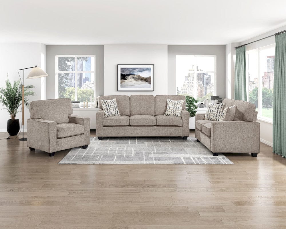 Homelegance  - Frances Sofa in Taupe - 9748TPE-3  view 6