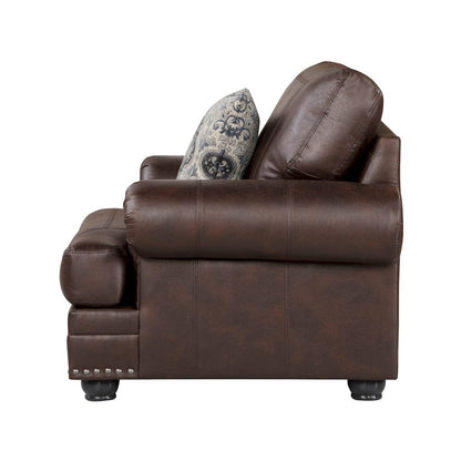 Homelegance  - Franklin Chair in Dark Brown - 9260DB-1  view 3