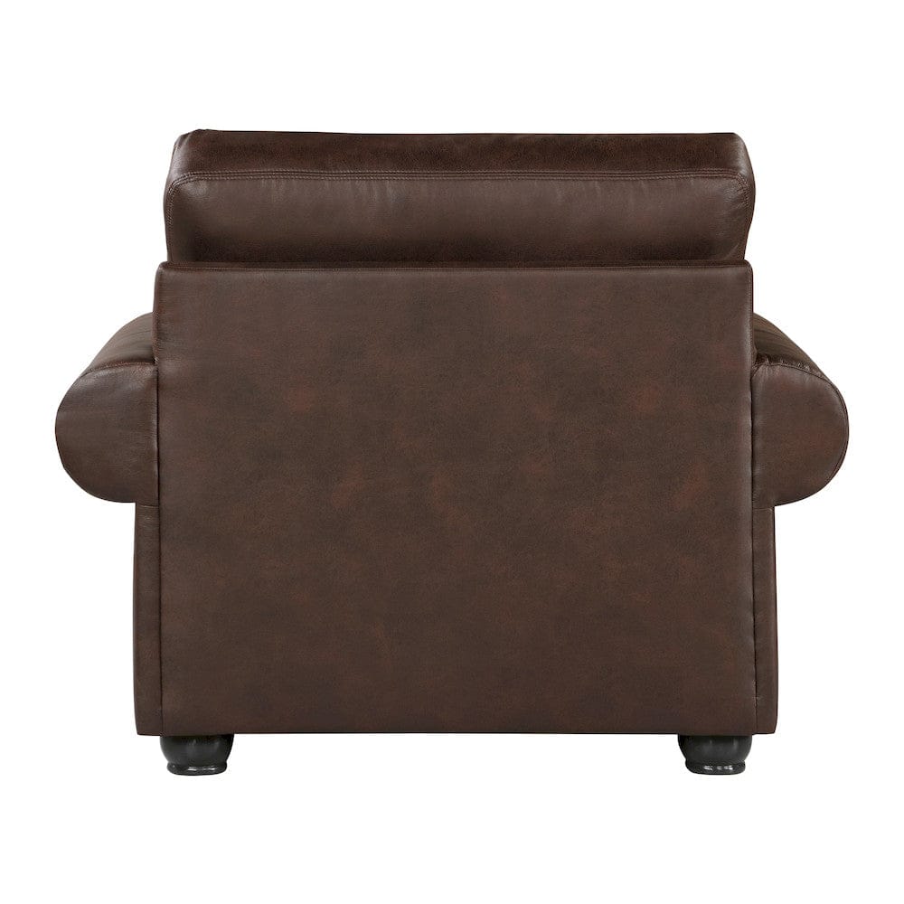 Homelegance  - Franklin Chair in Dark Brown - 9260DB-1  view 4